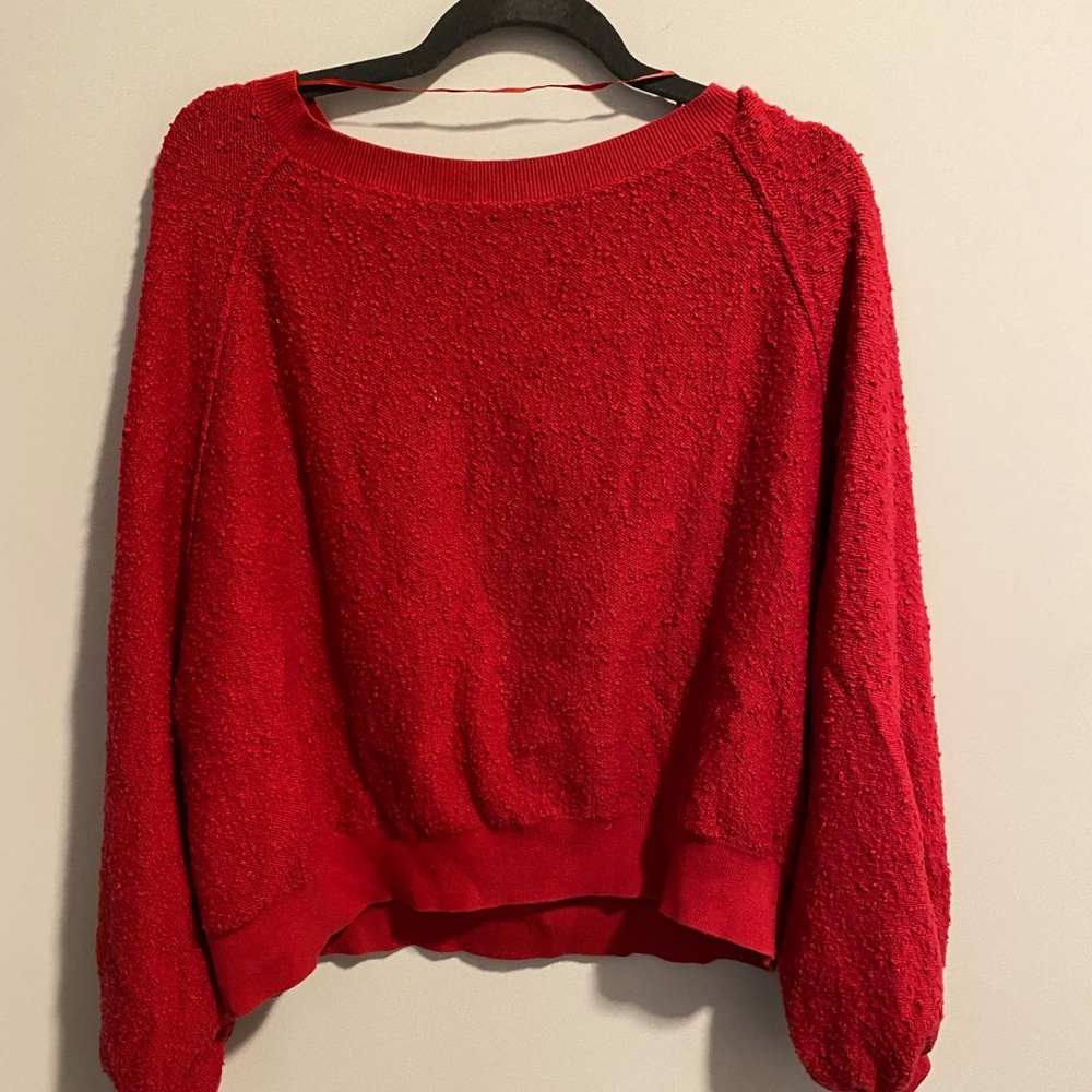 Free people balloon sleeve sweater